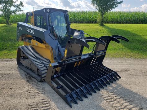 attachment for skid steer that grinds up and levels|heavy duty skid steer attachments.